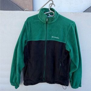 Columbia Kids Two-Tone Green and Black Jacket